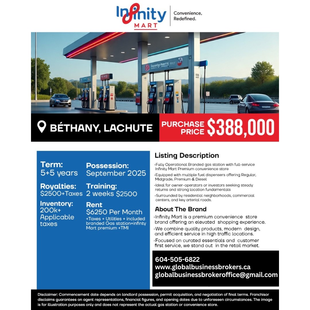 BRANDED GAS STATION FOR SALE (BUSINESS ONLY) 